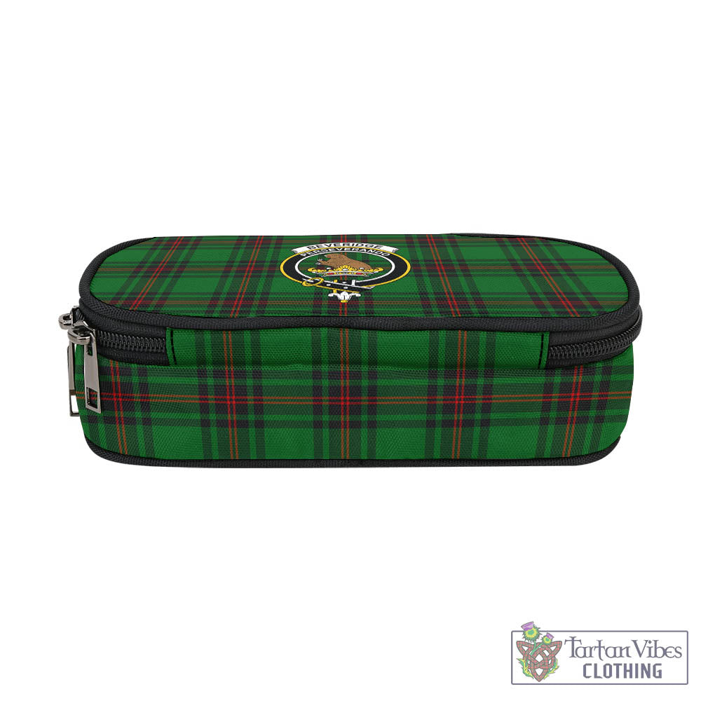 Tartan Vibes Clothing Beveridge Tartan Pen and Pencil Case with Family Crest