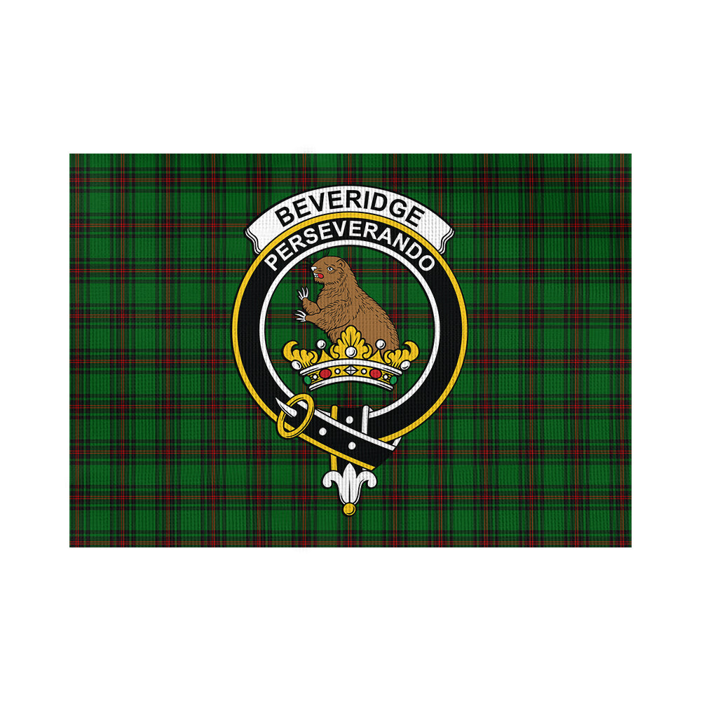 Beveridge Tartan Flag with Family Crest - Tartan Vibes Clothing