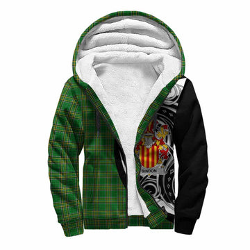 Bindon Irish Clan Sherpa Hoodie Celtic Circle Style Unisex S - Tartan Vibes Clothing