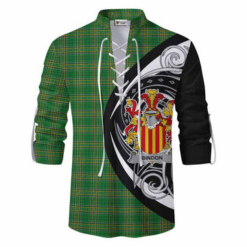 Bindon Irish Clan Ghillie Kilt Shirt Celtic Circle Style Men - Tartan Vibes Clothing