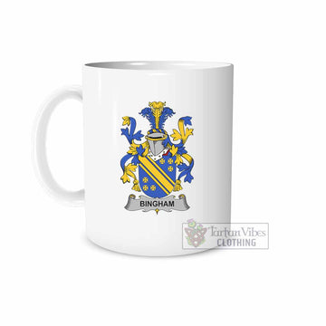 Bingham Irish Clan Coat of Arms Ceramic Mug