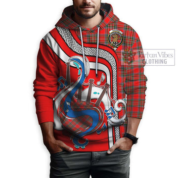 Binning Tartan Hoodie with Epic Bagpipe Style