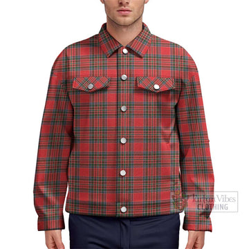 Binning Tartan Unisex Lapel Cotton Jacket Unisex - Tartan Vibes Clothing
