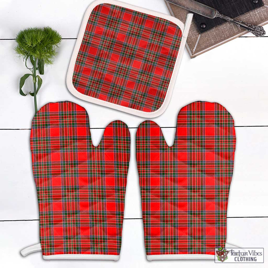 Binning Tartan Combo Oven Mitt & Pot-Holder Combo 1 Oven Mitt & 1 Pot-Holder White - Tartan Vibes Clothing