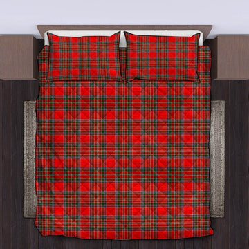 Binning Tartan Quilt Bed Set King - Tartan Vibes Clothing