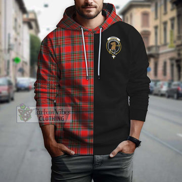 Binning Tartan Hoodie with Family Crest and Half Of Me Style