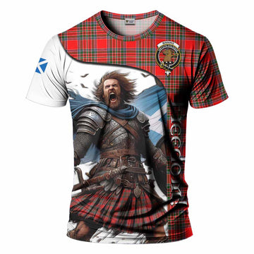 Binning Crest Tartan T-Shirt Inspired by the Freedom of Scottish Warrior