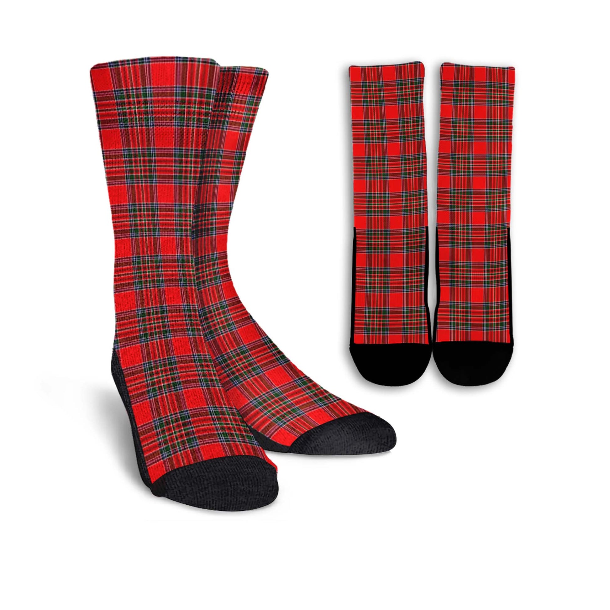 Binning Tartan Crew Socks - Tartanvibesclothing