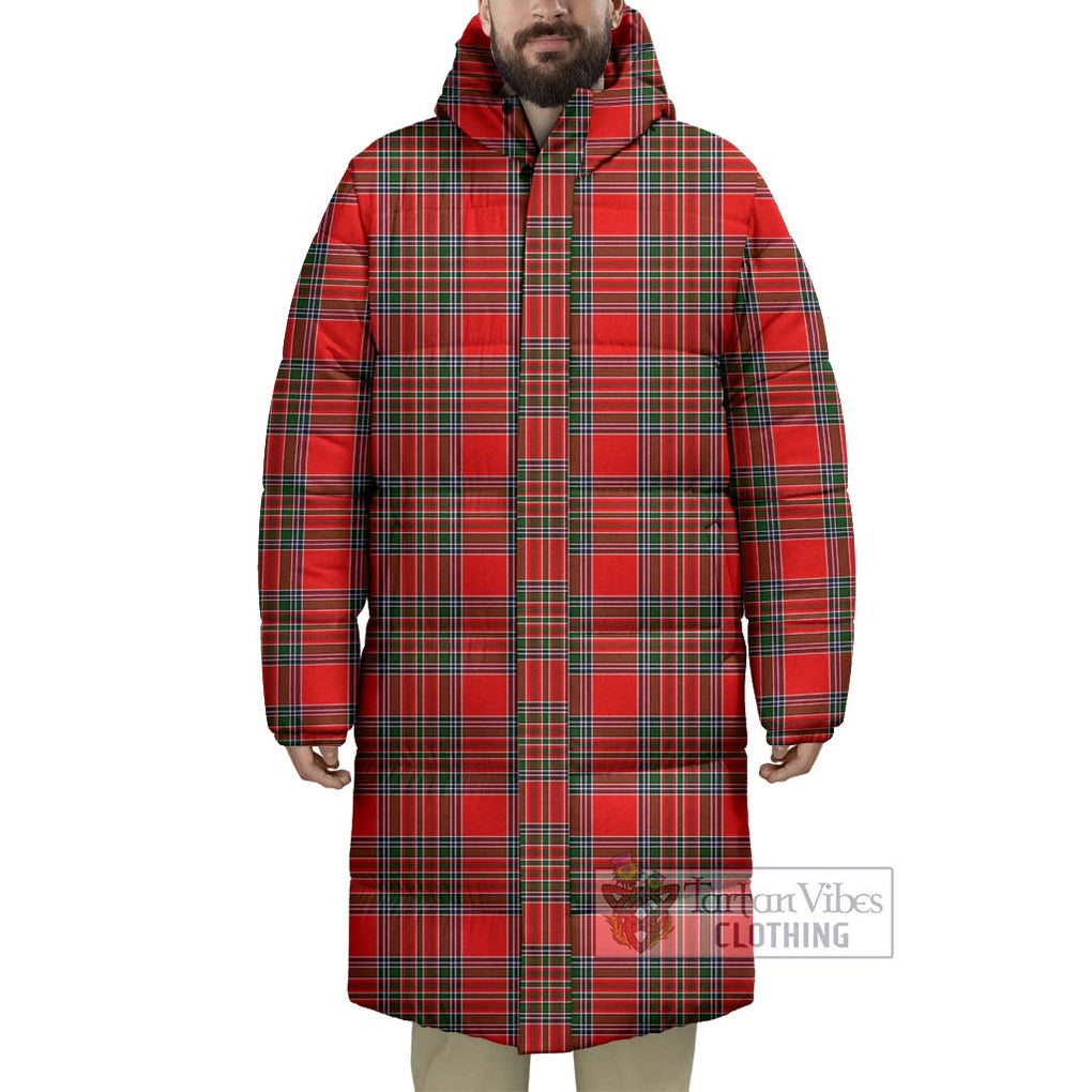 Tartan Vibes Clothing Binning Tartan Long Down Jacket