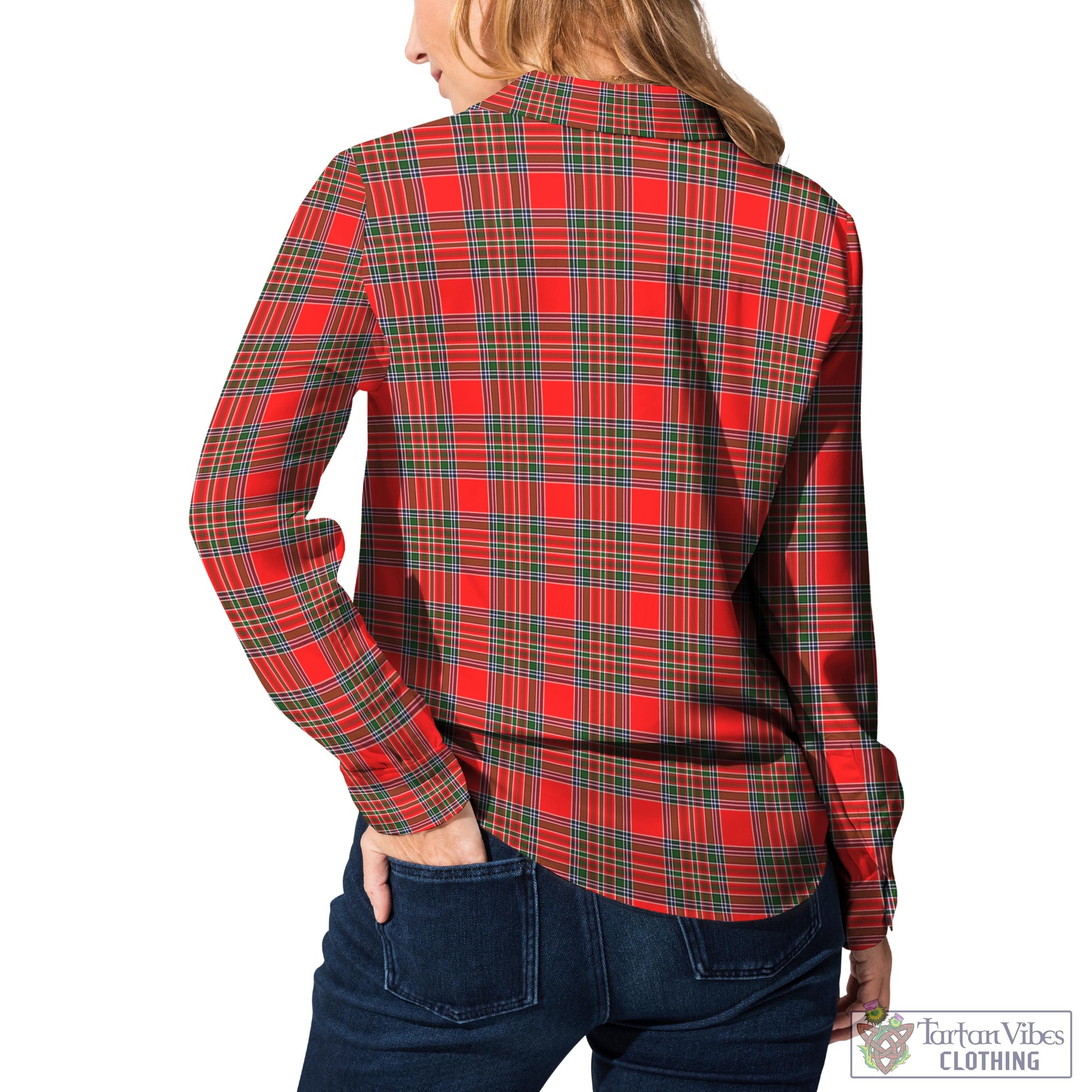 Binning Tartan Womens Casual Shirt