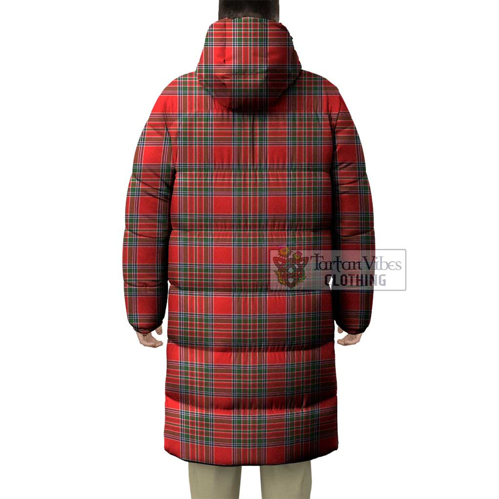 Tartan Vibes Clothing Binning Tartan Long Down Jacket