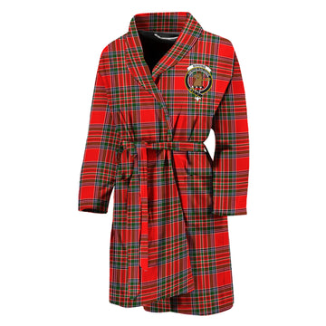 Binning Tartan Bathrobe with Family Crest