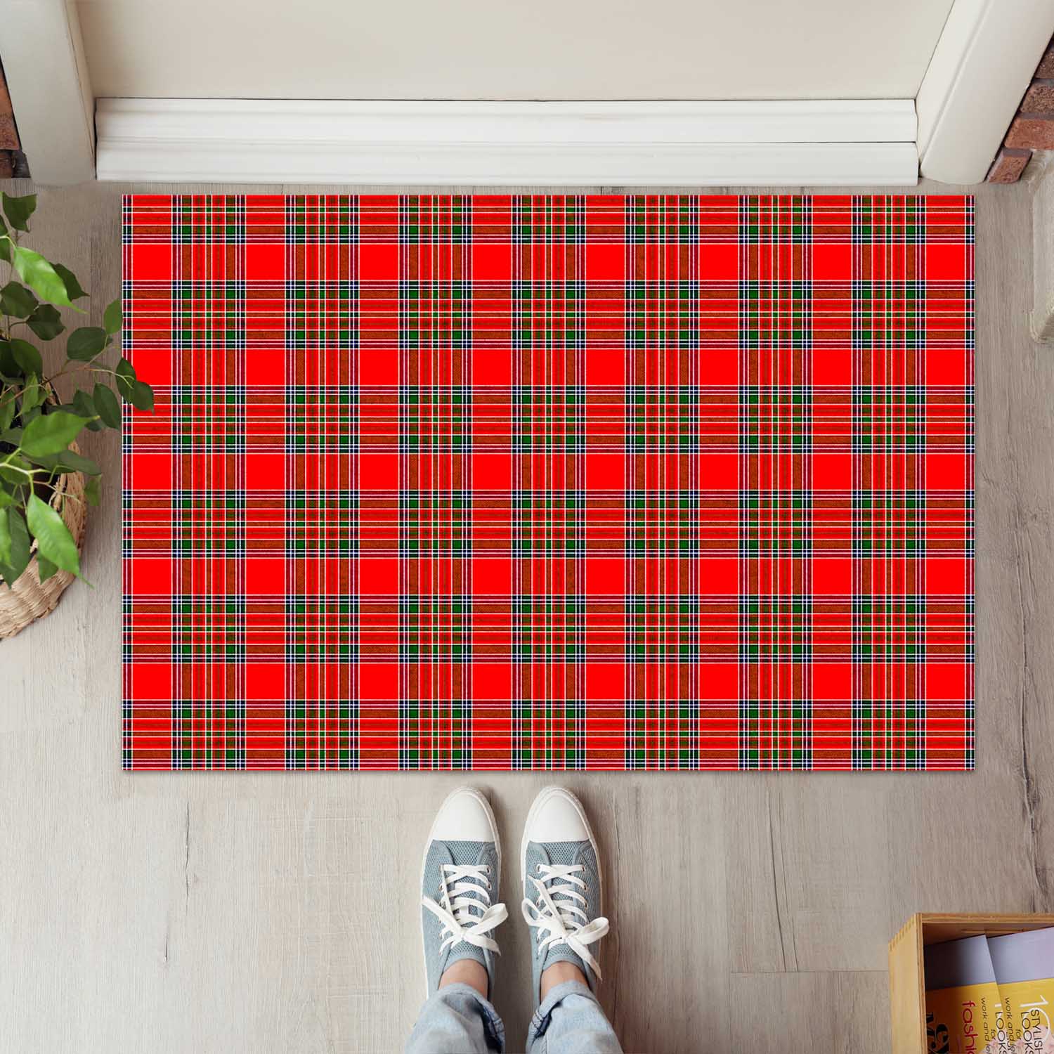 Binning Tartan Door Mat - Tartanvibesclothing