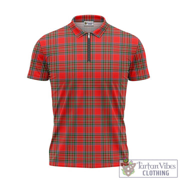 Binning Tartan Zipper Polo Shirt