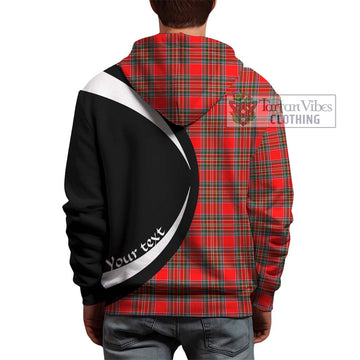 Binning Tartan Hoodie with Family Crest Circle Style - Tartan Vibes Clothing