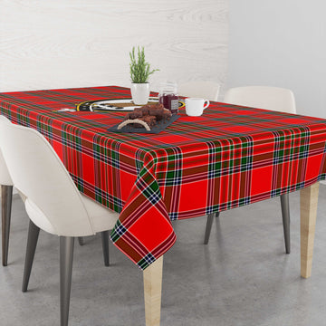 Binning Tartan Tablecloth with Family Crest M 39.4"x59"(100x150cm) - Tartan Vibes Clothing
