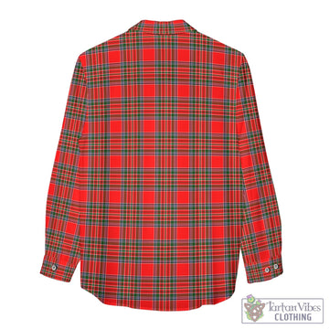 Binning Tartan Women's Casual Shirt with Family Crest