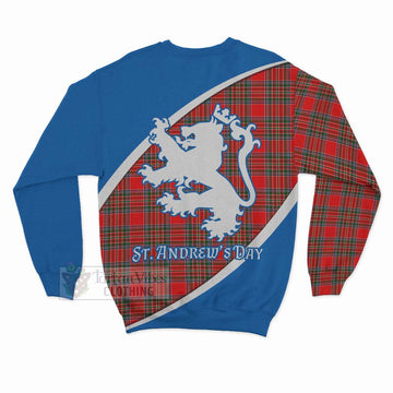 Binning Family Crest Tartan Sweatshirt Celebrate Saint Andrew's Day in Style - Tartan Vibes Clothing