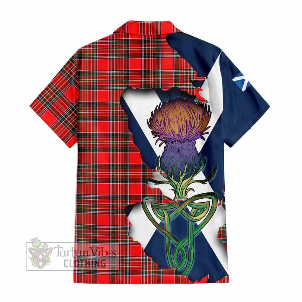 Binning Tartan Family Crest Hawaiian Shirt Scottish Thistle Celtic Inspired - Tartan Vibes Clothing
