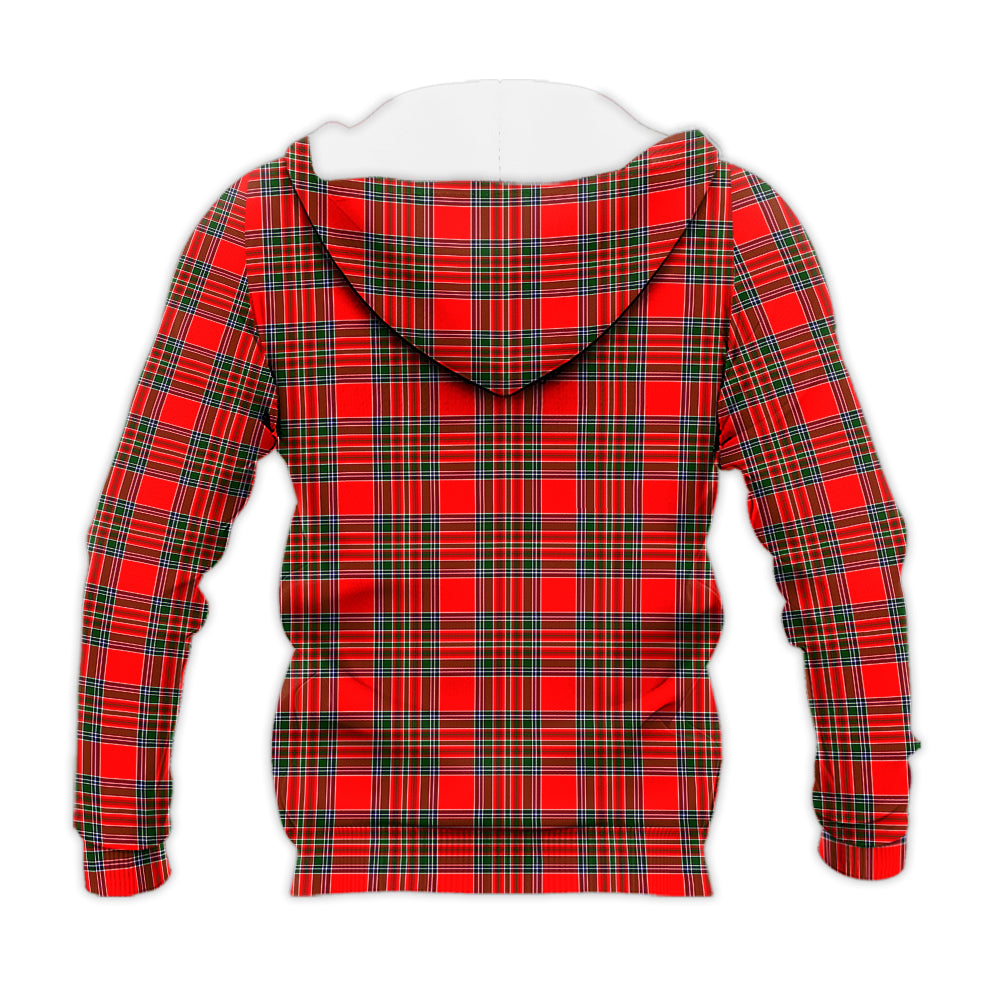 Binning Tartan Knitted Hoodie - Tartanvibesclothing