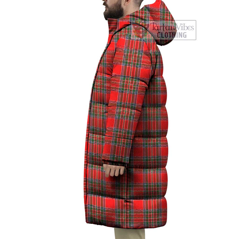 Tartan Vibes Clothing Binning Tartan Long Down Jacket