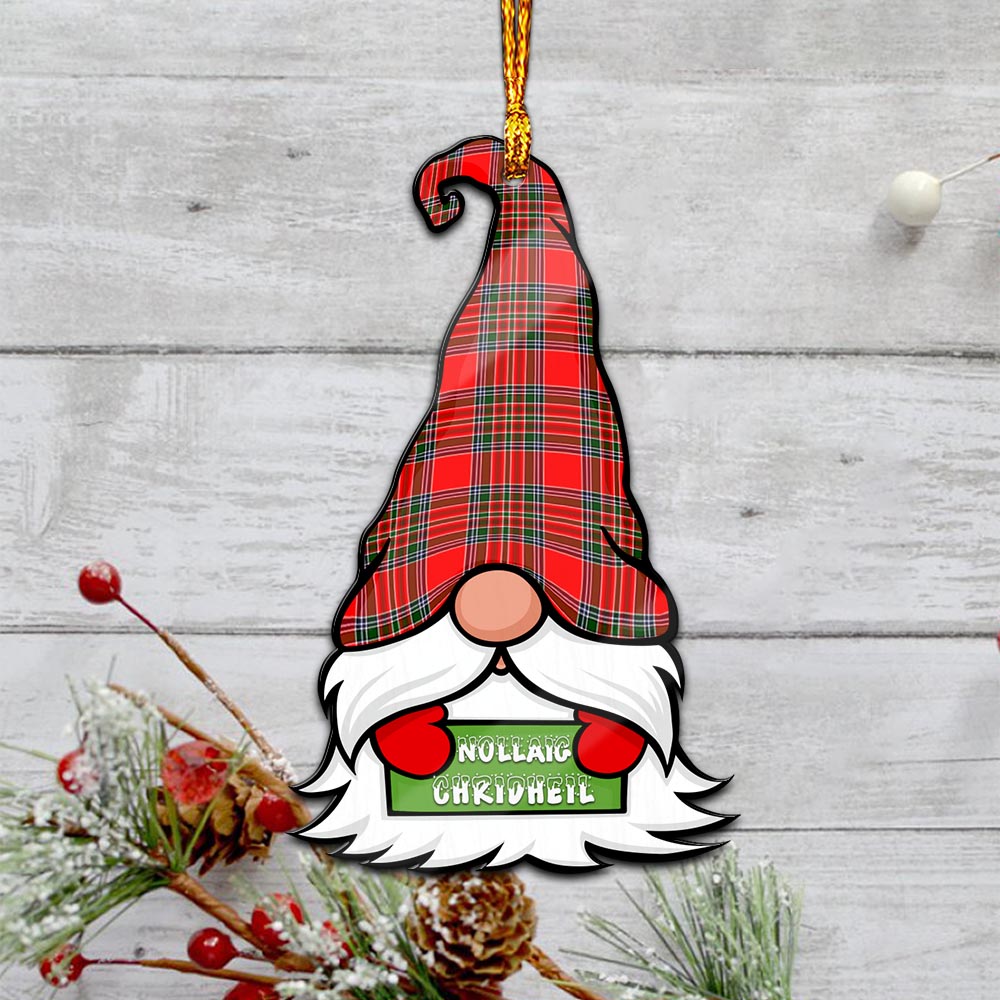 Binning Gnome Christmas Ornament with His Tartan Christmas Hat - Tartan Vibes Clothing