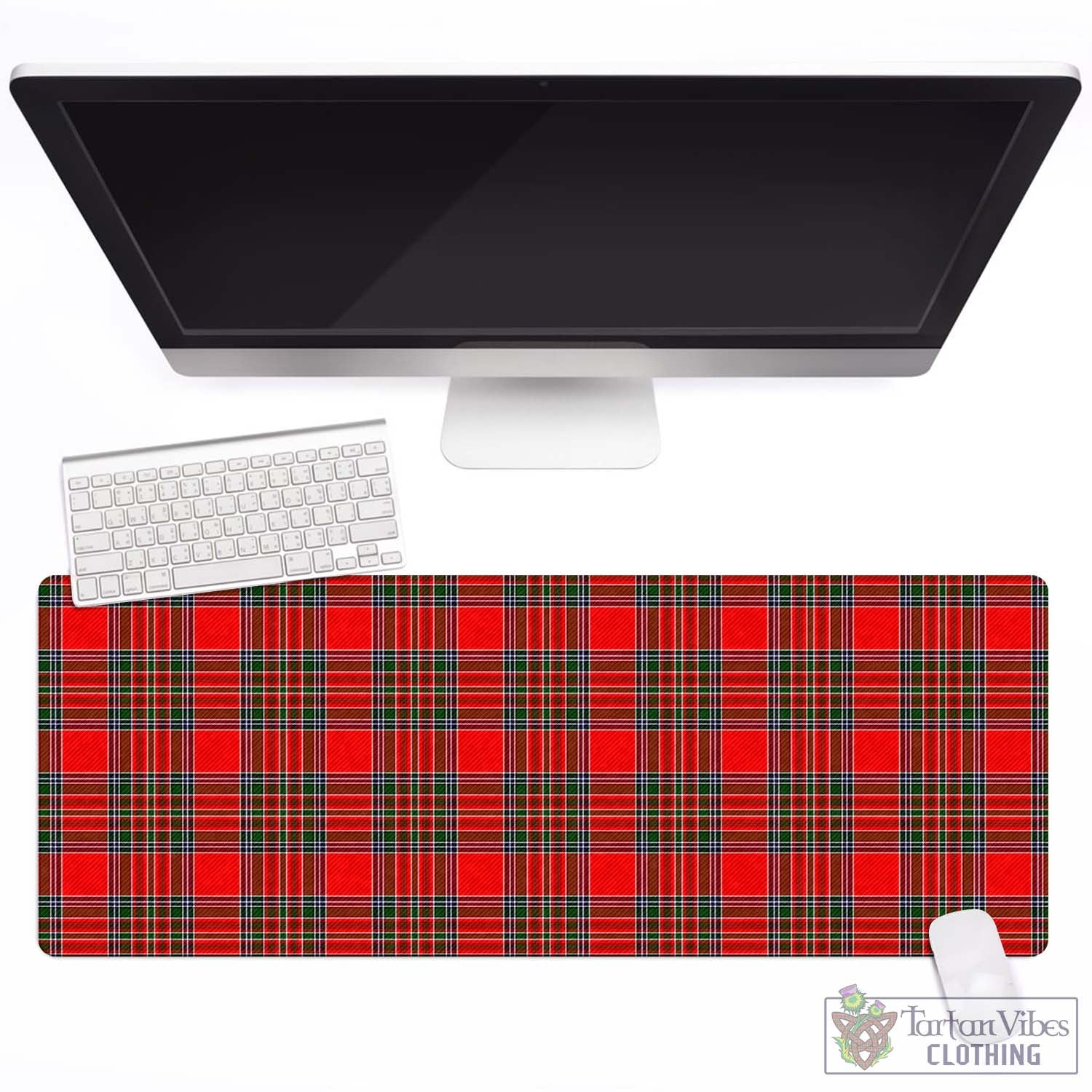 Tartan Vibes Clothing Binning Tartan Mouse Pad