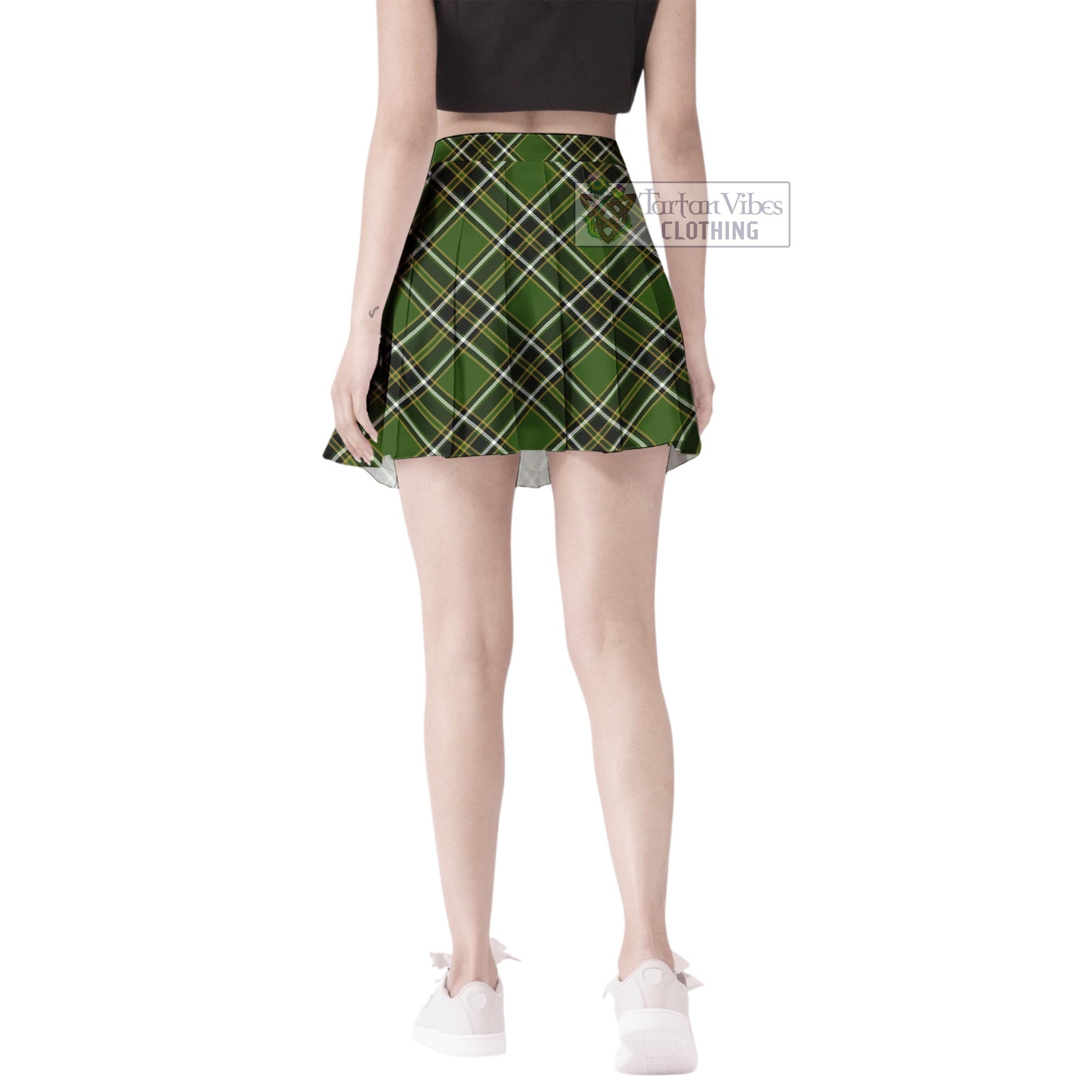 Tartan Vibes Clothing Birmingham Tartan Women's Plated Mini Skirt