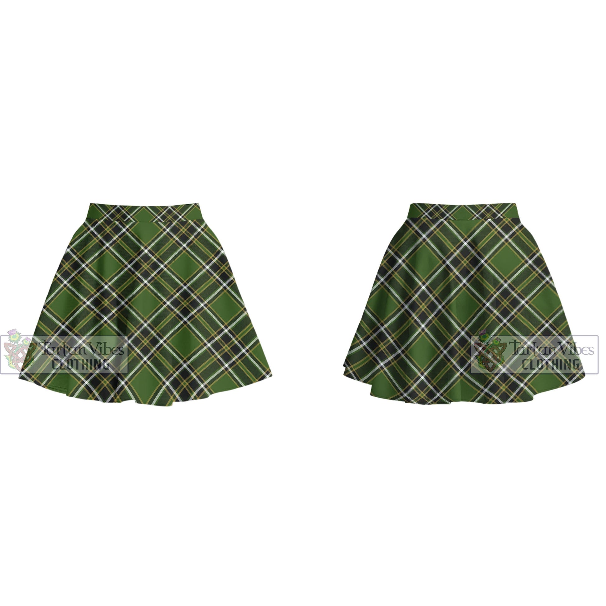 Tartan Vibes Clothing Birmingham Tartan Women's Plated Mini Skirt