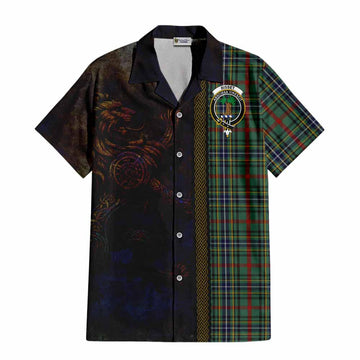 Bisset Tartan Family Crest Hawaiian Shirt Alba Gu Brath Be Brave Lion Ancient Style Kid - Tartan Vibes Clothing