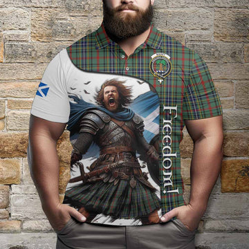 Bisset Crest Tartan Polo Shirt Inspired by the Freedom of Scottish Warrior