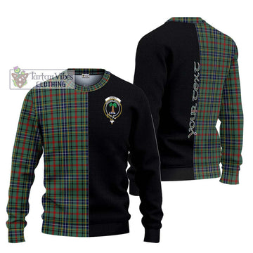 Bisset Tartan Ugly Sweater with Family Crest and Half Of Me Style