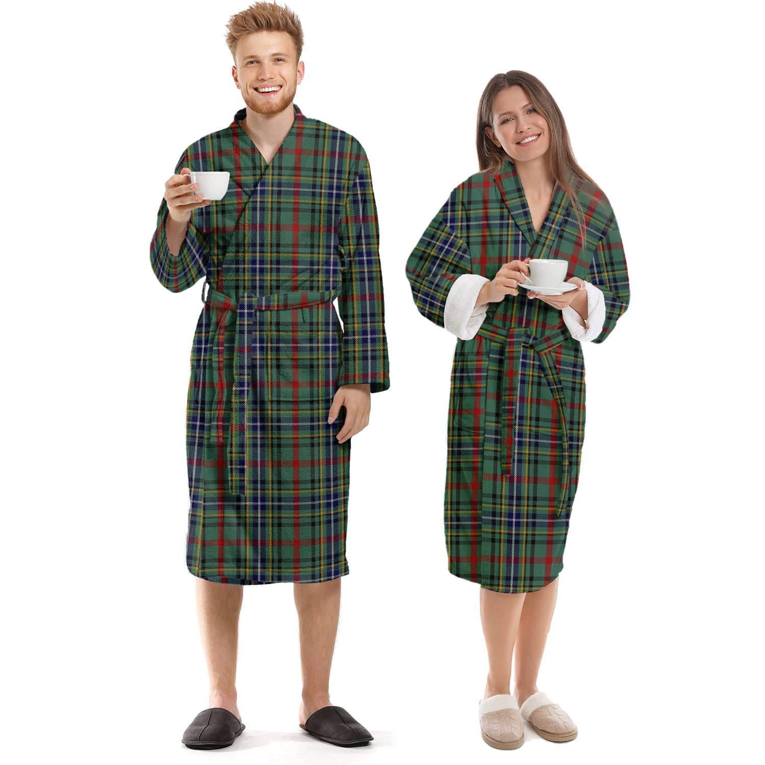 Bisset Tartan Bathrobe Unisex S - Tartan Vibes Clothing