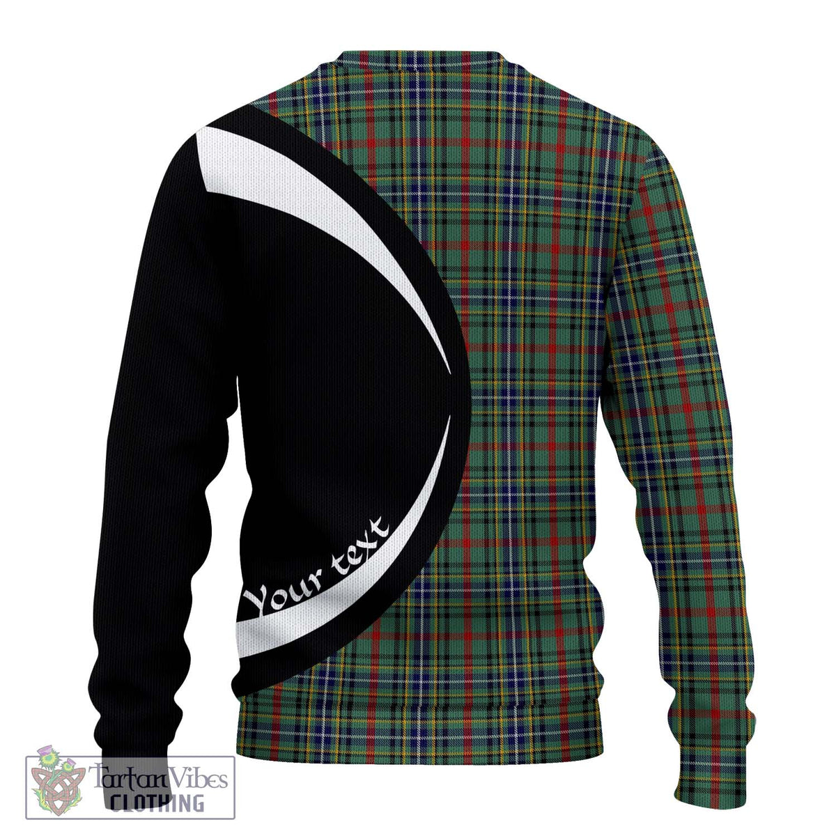 Bisset Tartan Ugly Sweater with Family Crest Circle Style - Tartan Vibes Clothing