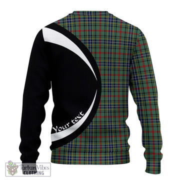 Bisset Tartan Ugly Sweater with Family Crest Circle Style