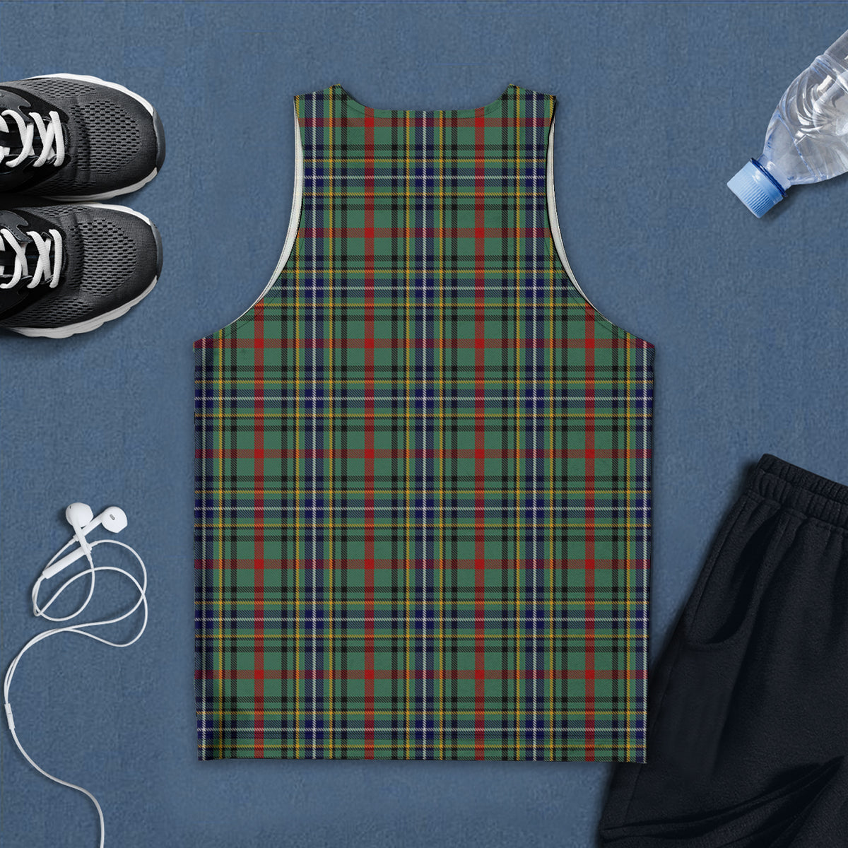 Bisset Tartan Mens Tank Top - Tartan Vibes Clothing