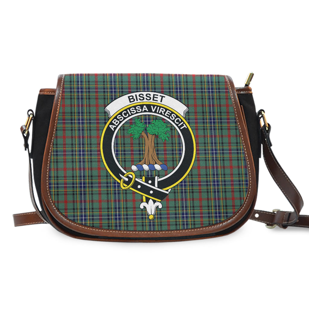 Bisset Tartan Saddle Bag with Family Crest - Tartan Vibes Clothing