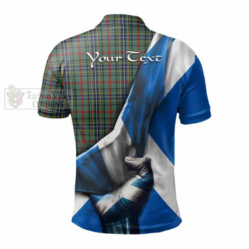 Bisset Tartan Polo Shirt with Family Crest Scotland Patriotic Style - Tartan Vibes Clothing
