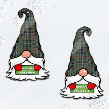 Bisset Gnome Christmas Ornament with His Tartan Christmas Hat