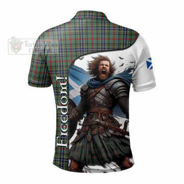 Bisset Crest Tartan Polo Shirt Inspired by the Freedom of Scottish Warrior