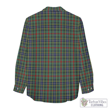 Bisset Tartan Womens Casual Shirt with Family Crest