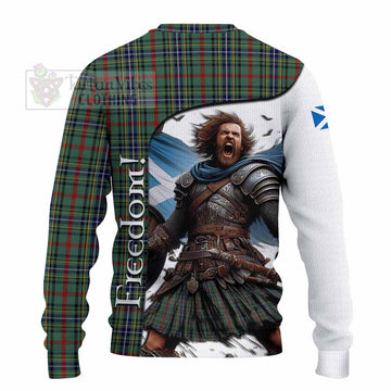 Bisset Crest Tartan Knitted Sweater Inspired by the Freedom of Scottish Warrior