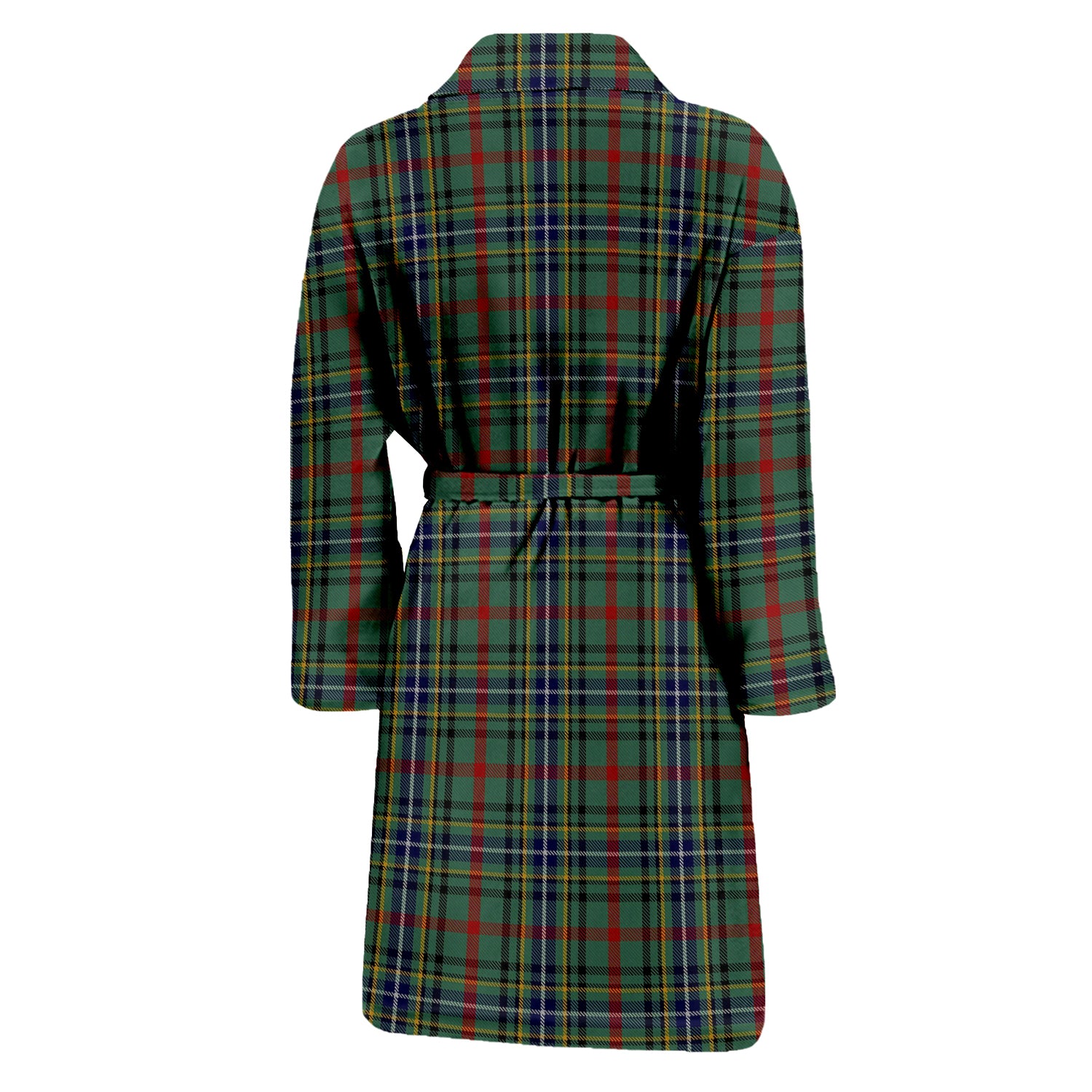 Bisset Tartan Bathrobe with Family Crest - Tartan Vibes Clothing