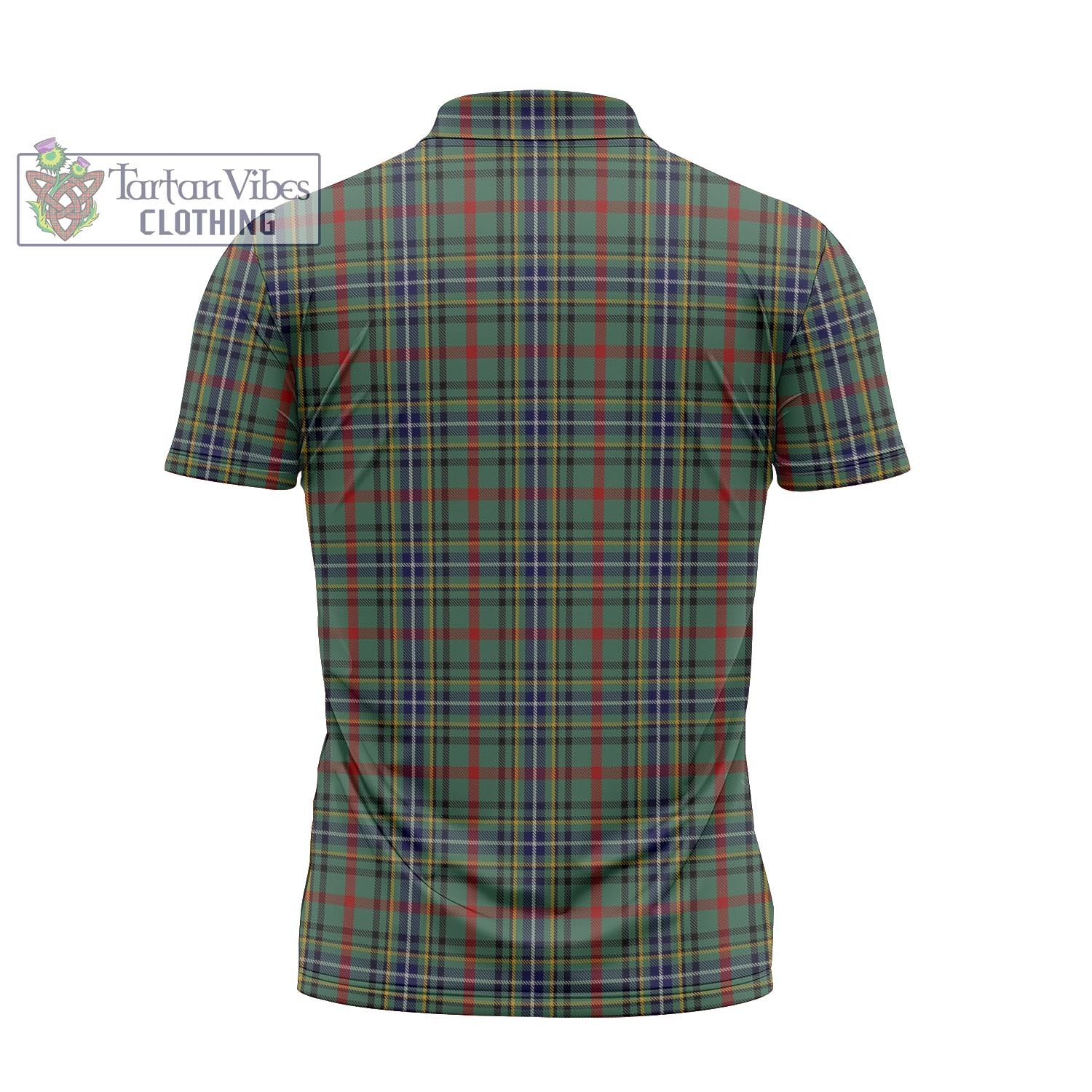 Tartan Vibes Clothing Bisset Tartan Zipper Polo Shirt