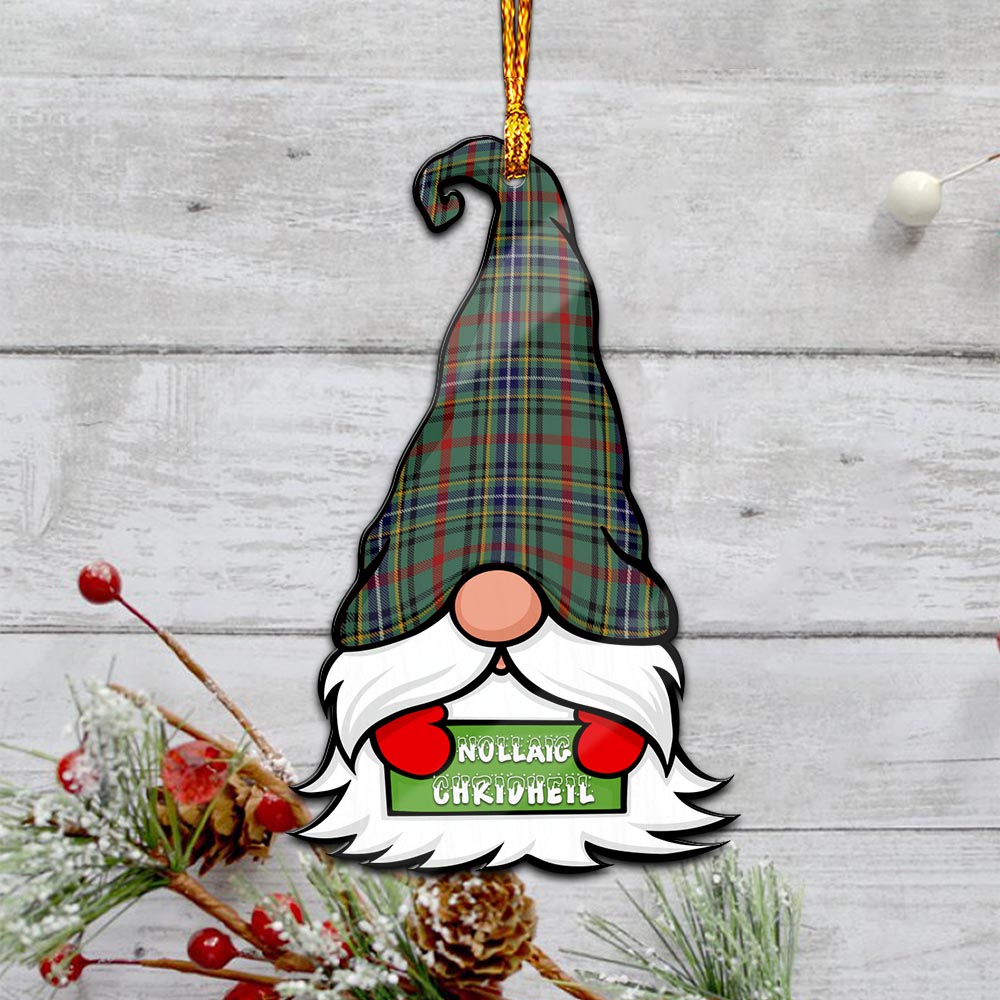 Bisset Gnome Christmas Ornament with His Tartan Christmas Hat - Tartan Vibes Clothing