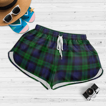 Black Watch Tartan Womens Shorts