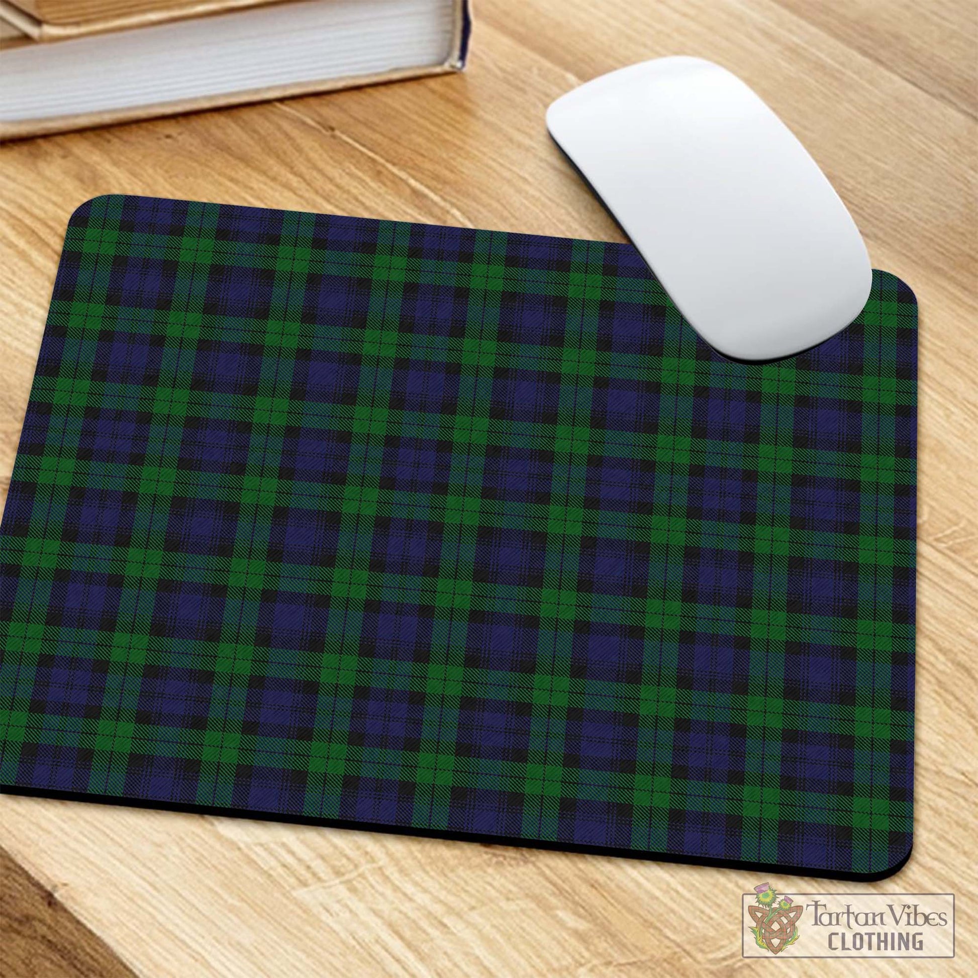 Tartan Vibes Clothing Black Watch Tartan Mouse Pad