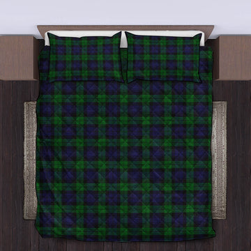 Black Watch Tartan Quilt Bed Set