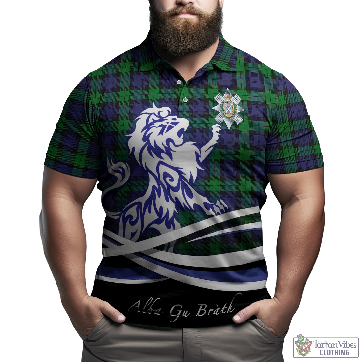 black-watch-tartan-polo-shirt-with-alba-gu-brath-regal-lion-emblem