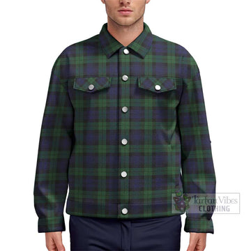 Black Watch Tartan Unisex Lapel Cotton Jacket